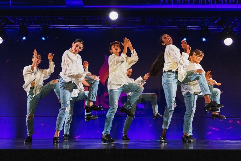 Confidence and swag onstage.